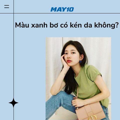 áo xanh bơ mặc với quần màu gì