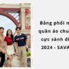 Bảng phối màu quần áo chuẩn - cực sành điệu 2024