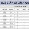 Bảng Size Giày chuẩn và cách quy đổi size✔️