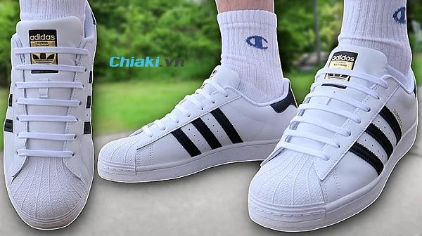 buộc dây giày adidas