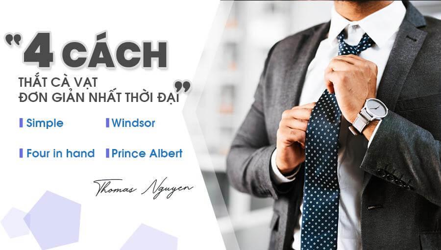 các bước thắt cà vạt