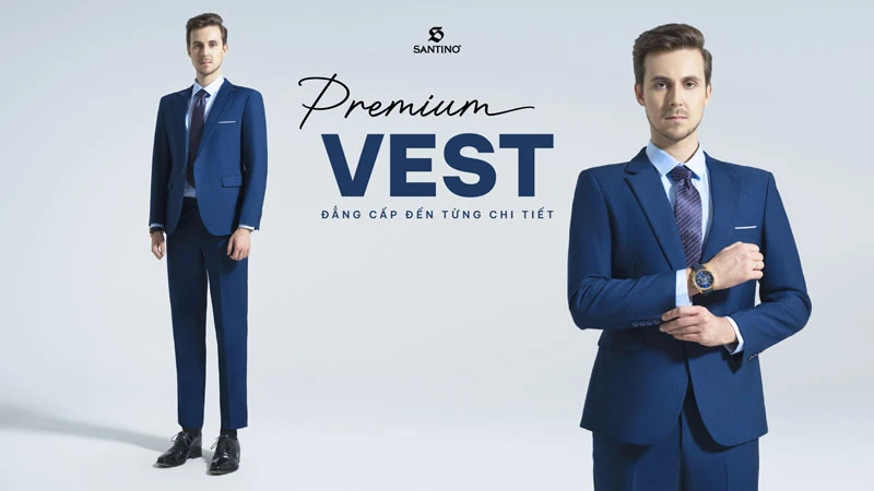 các kiểu vest nam