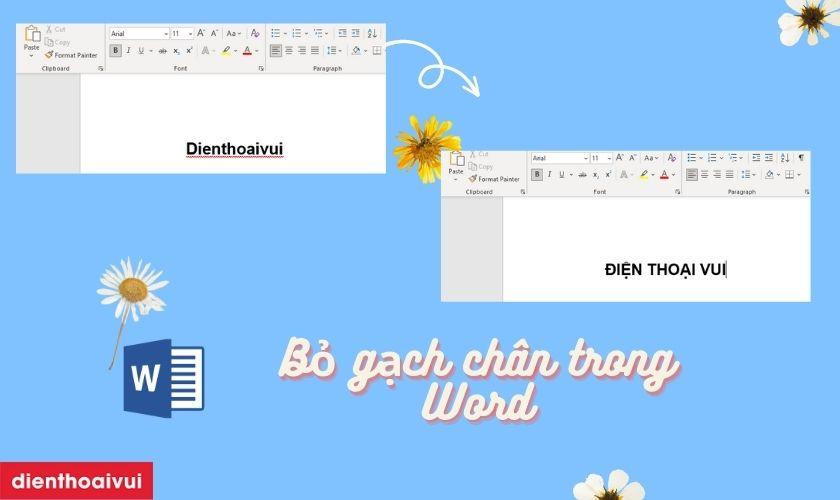 cách bỏ dấu gạch đỏ trong word