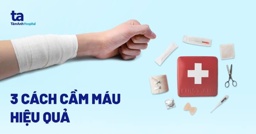 cách cầm máu khi bị đứt tay