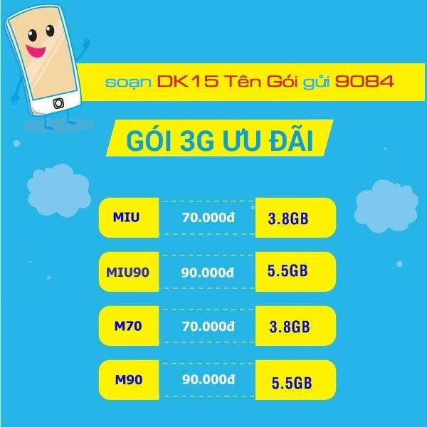 cách đăng ký 4g mobi tháng 90k gửi 999