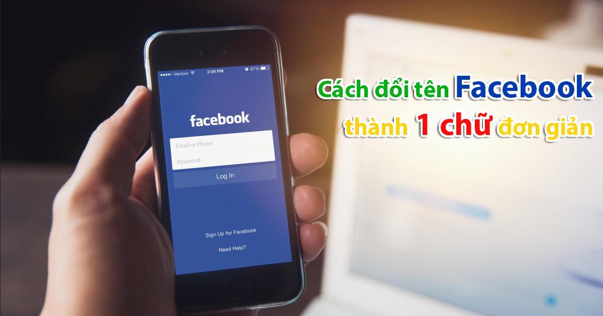 cách đổi tên facebook trên máy tính