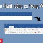 4 Cách hiện thanh công cụ trong Word 2016, 2019, 2021