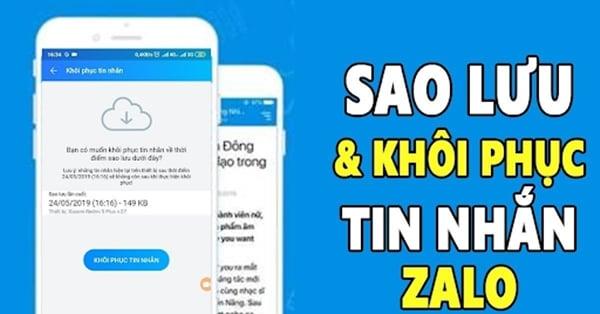 cách lấy lại tin nhắn đã xóa trên zalo