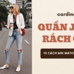 Top 10 cách phối đồ với quần jean rách gối cho nữ cực cá tính