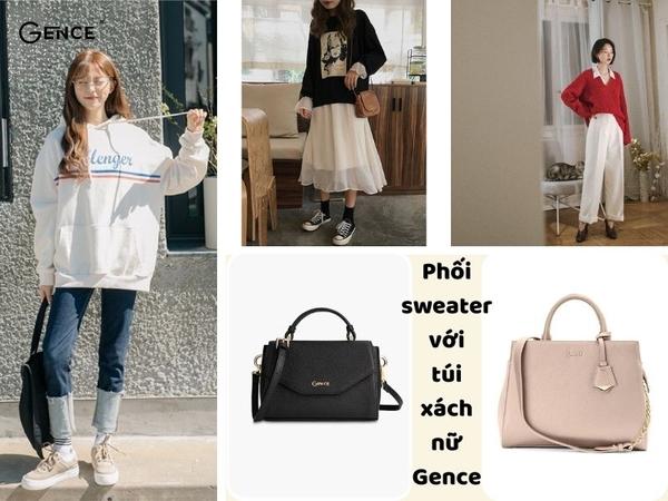 cách phối đồ với áo sweater nữ