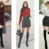 Cách phối đồ với giày boot nữ cổ cao? Bí quyết phối đồ chuẩn fashionista