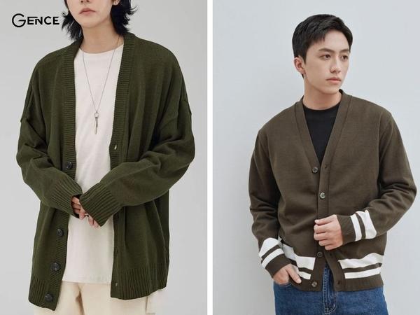 cách phối đồ với cardigan nam