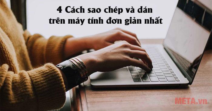 cách sao chép và dán trên máy tính