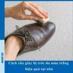 5 cách sửa giày bị tróc da màu trắng hiệu quả tại nhà trong 3 phút