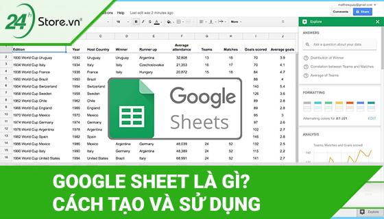 cách tạo google sheet trên máy tính