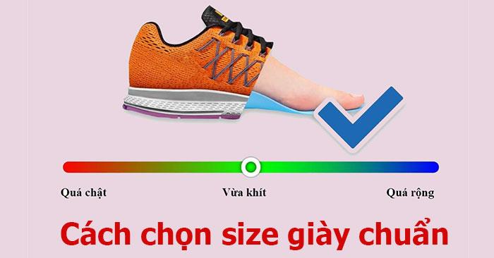 cách xác định size giày