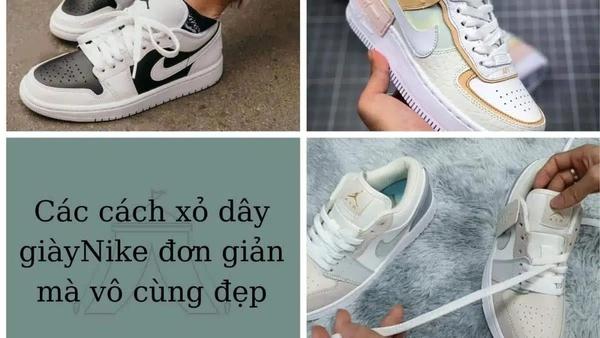 cách xỏ dây giày af1