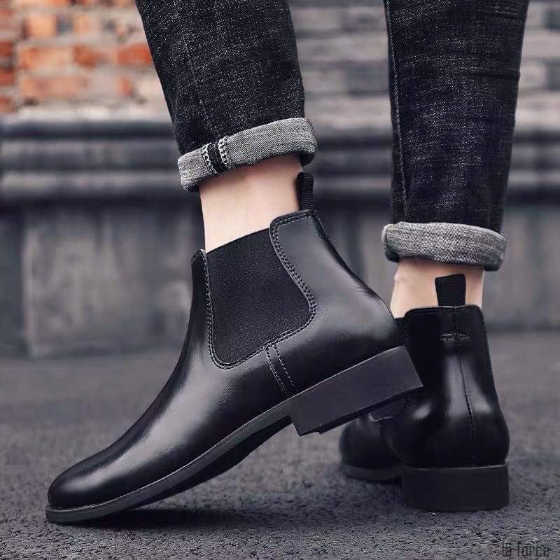 chelsea boot nam phối đồ