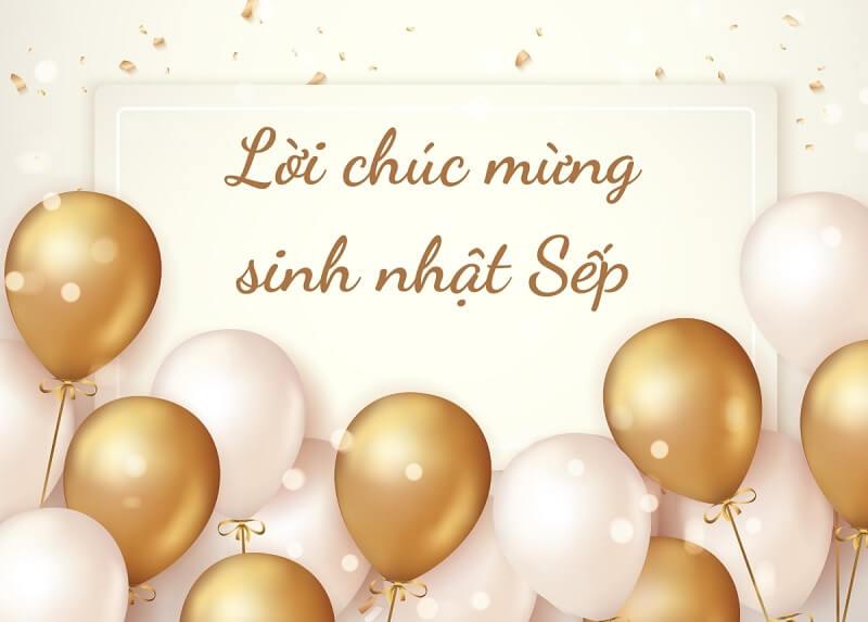 chúc mừng sinh nhật sếp bằng tiếng anh