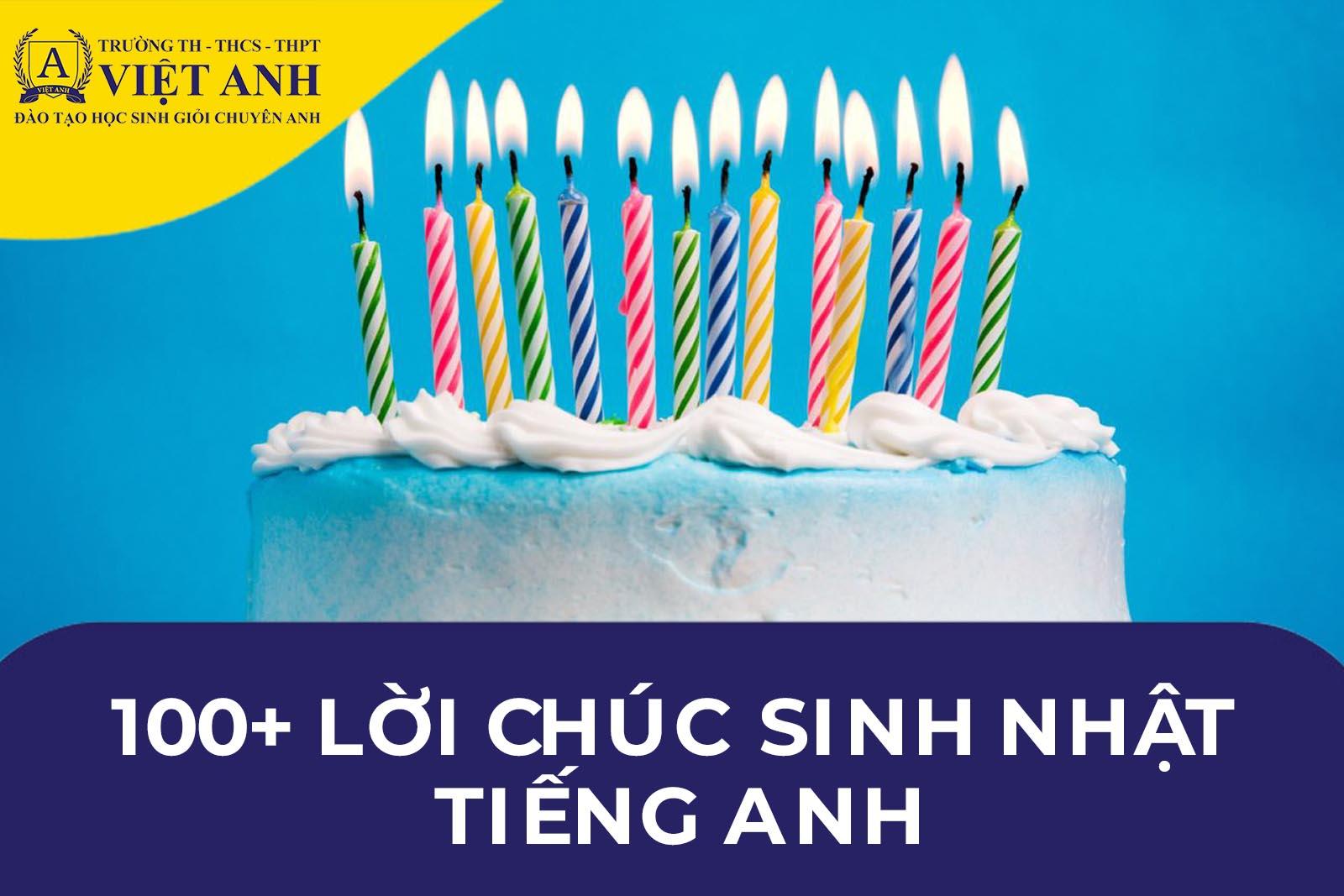 chúc mừng sinh nhật tôi tiếng anh