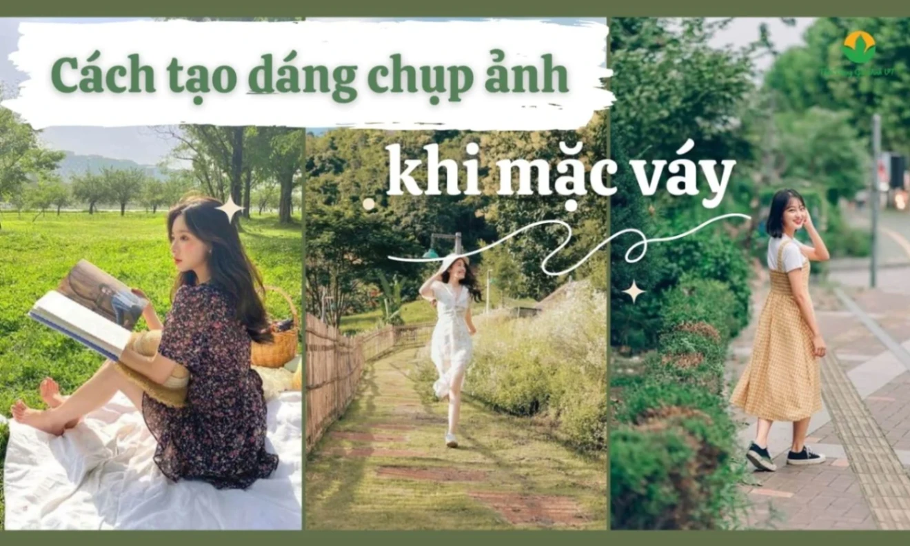 dáng chụp cầu thang