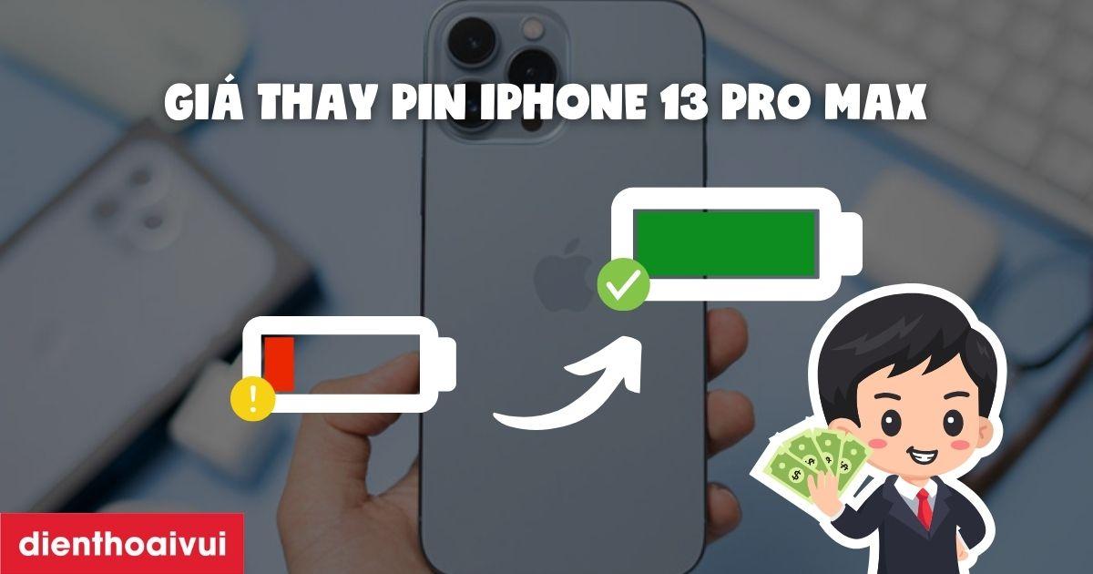 dung lượng pin iphone 13 pro max