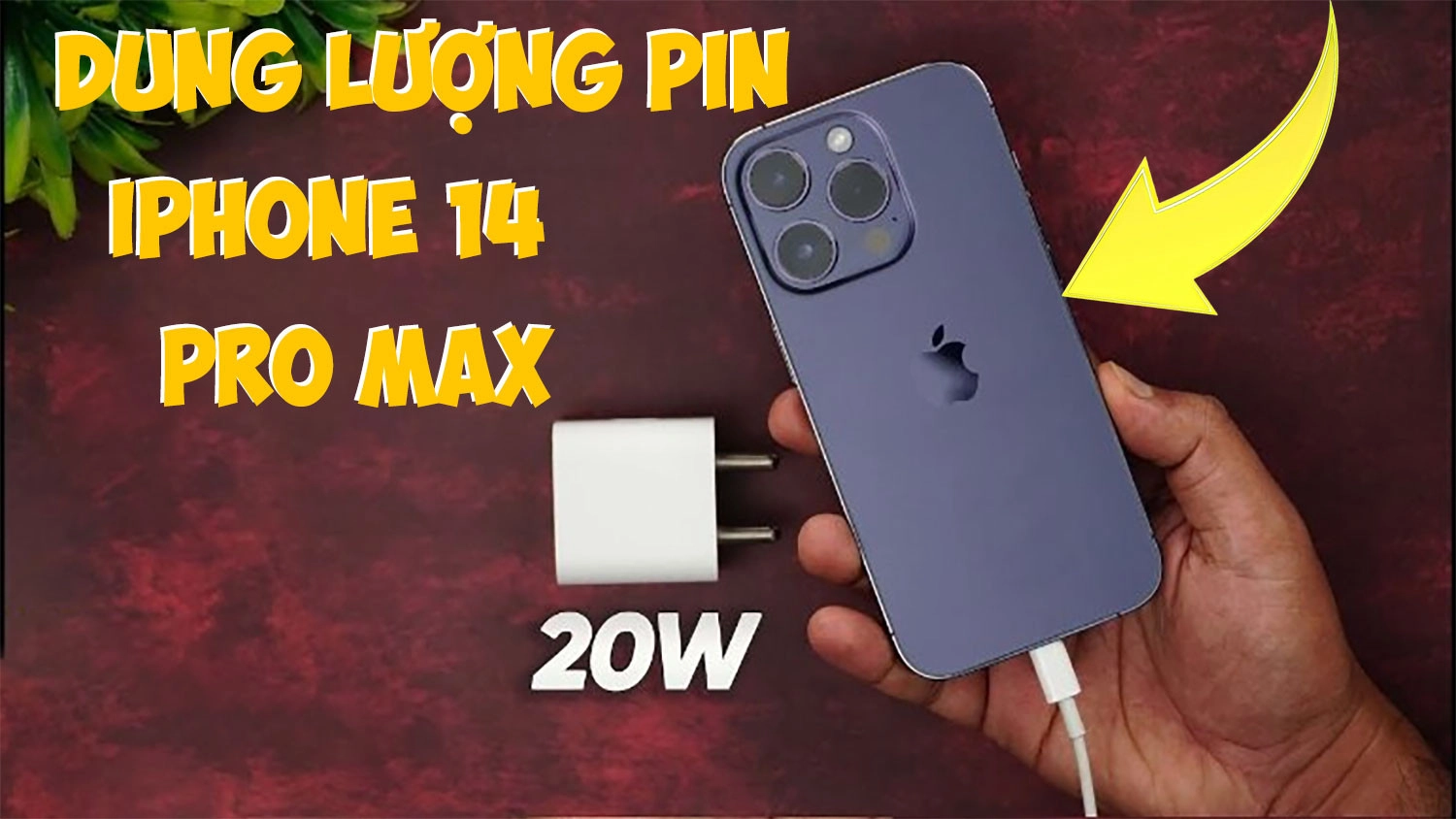 dung lượng pin iphone 14 pro max