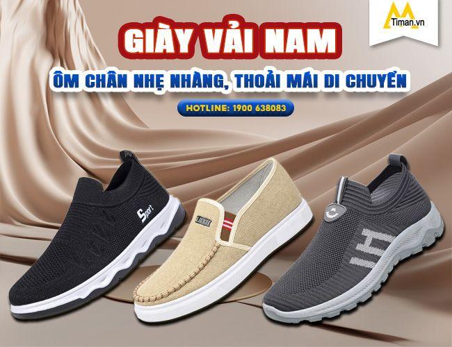 Giày vải nam hàng hiệu Timan giá tốt