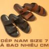 Dép nam size 7 là bao nhiêu cm? Cách chọn size dép phù hợp?