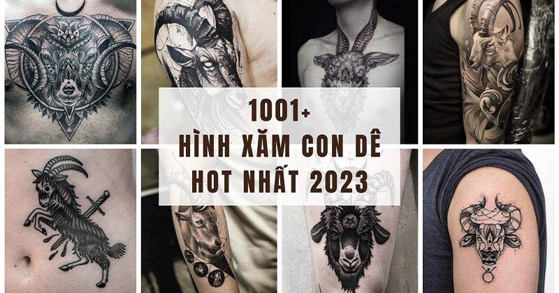 hình xăm con dê đẹp