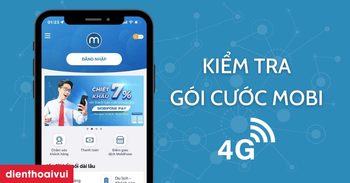 kiểm tra gói cước đang sử dụng mobifone