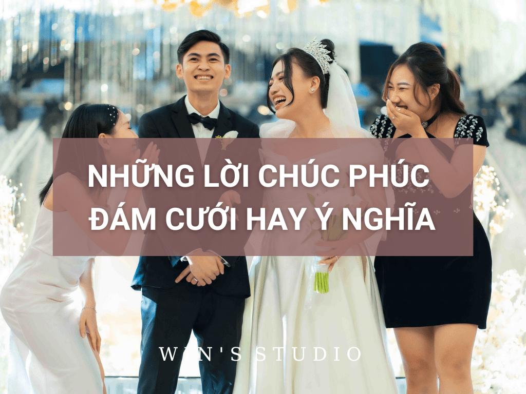 lời chúc cô dâu chú rể