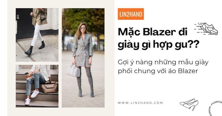 mặc blazer đi giày gì