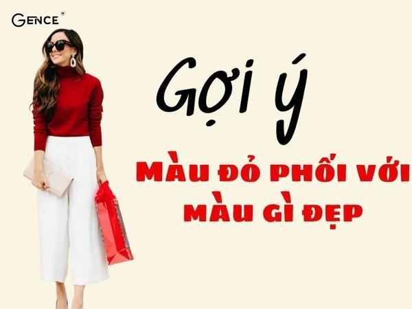 màu đỏ phối với màu gì