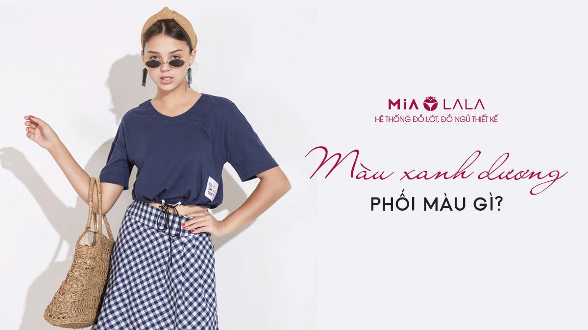 màu xanh dương phối với màu gì đẹp