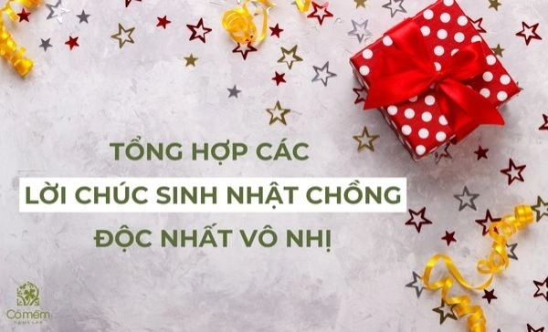 những câu chúc sinh nhật chồng hay