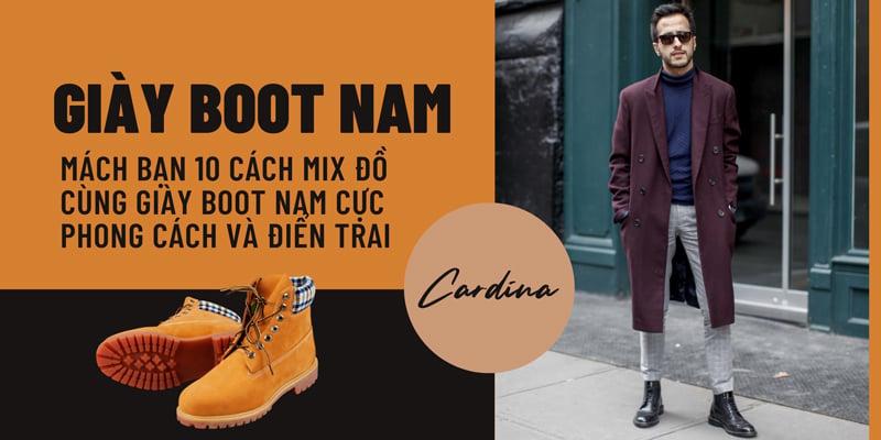 phối đồ giày boot nam