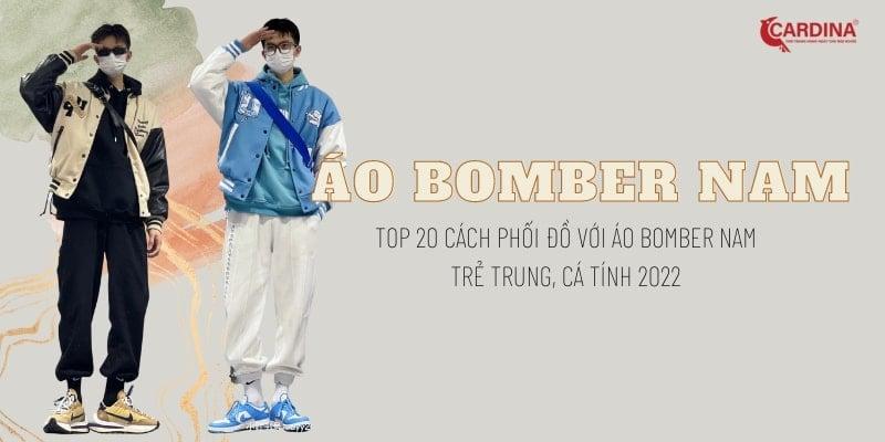 phối đồ với áo khoác bomber nam