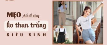 Mix match với áo thun trắng để có outfit siêu xinh cho nàng