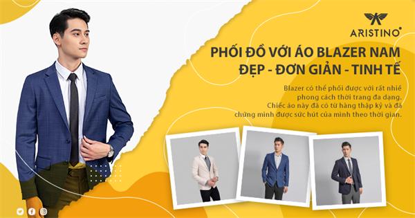 phối đồ với blazer màu be