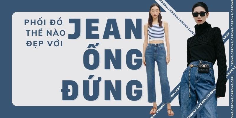 phối đồ với quần ống đứng