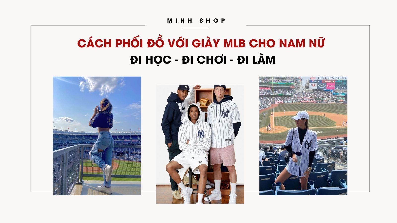 Cách Phối Đồ Với Giày MLB Cho Nam Nữ ĐI HỌC - ĐI CHƠI - ĐI LÀM