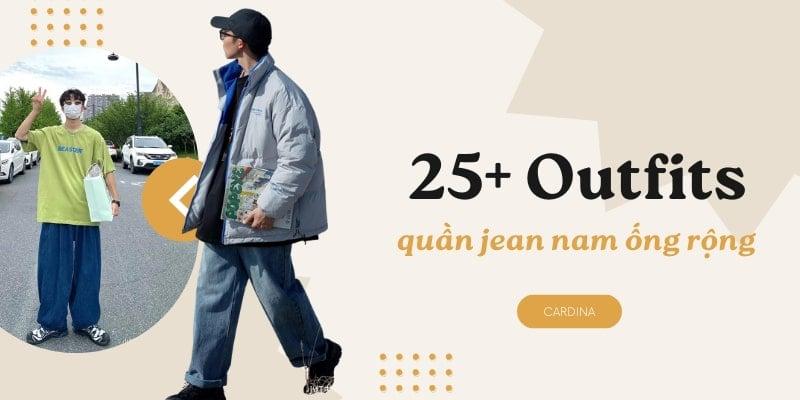 quần jean ống rộng nam mặc với áo gì