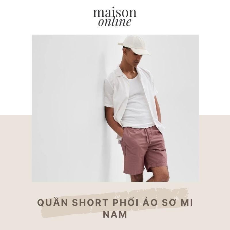 quần short áo sơ mi nam