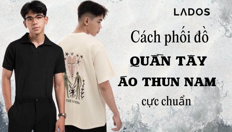 quần tây với áo thun