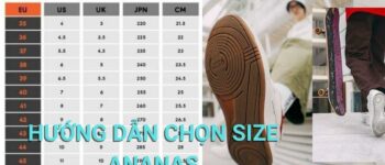 Hướng dẫn chọn size giày Ananas – Thương hiệu đang lên của Việt Nam