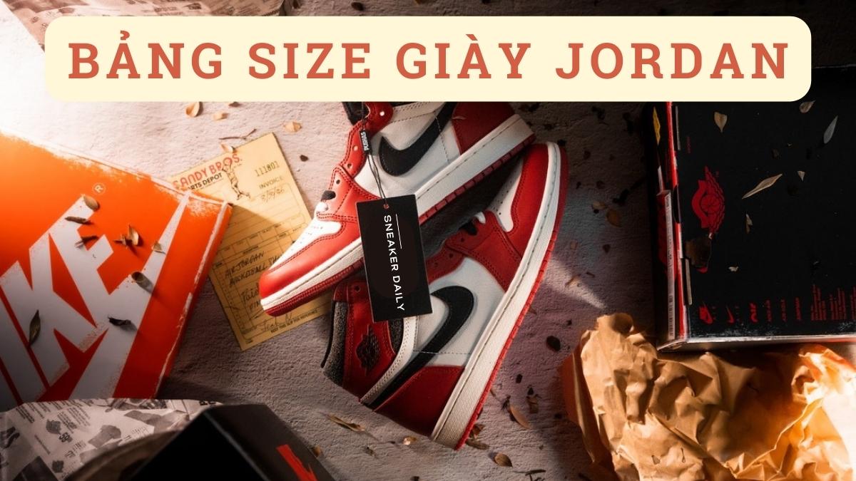 size giày jordan 1