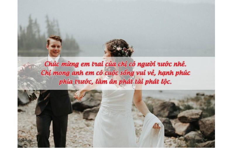 stt chúc mừng đám cưới em trai