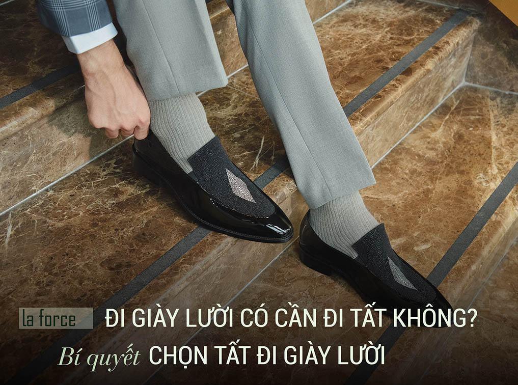 tất đi giày lười