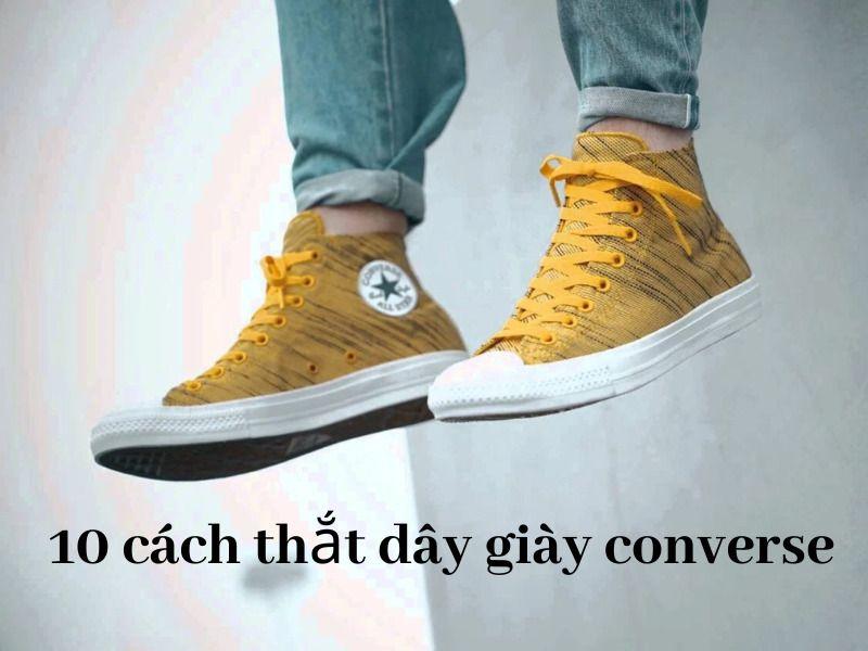 thắt dây giày converse